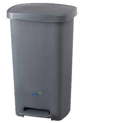 OATES 50L PEDAL BIN- GREY