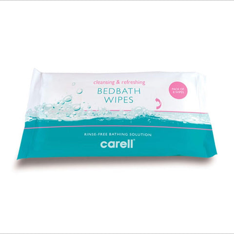 CARELL BEDBATH WIPES 8 WIPES