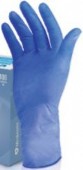 NITRILE GLOVE EXTENDED CUFF POWDER FREE BLUE- MEDIUM