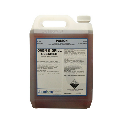 CHEMFORM OVEN & GRILL CLEANER 5L (DG8)