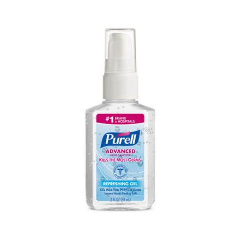 PURELL® INSTANT HAND SANITISER ANTISEPTIC PERSONAL PUMP 60ML 9606-24 (DG3)