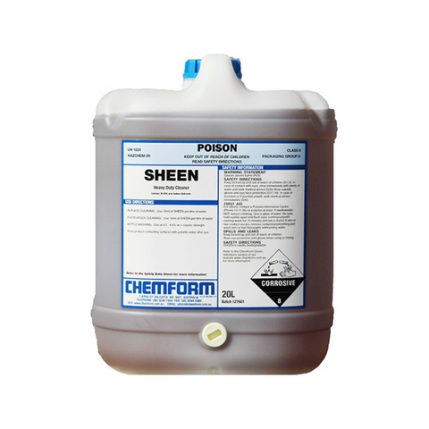 CHEMFORM SHEEN LIQUID IN PLACE CLEANER 20L (DG8)