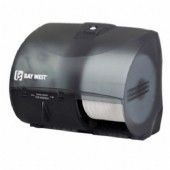 SILHOUETTE DUBL-SERV 2 ROLL TISSUE DISPENSER- BLACK