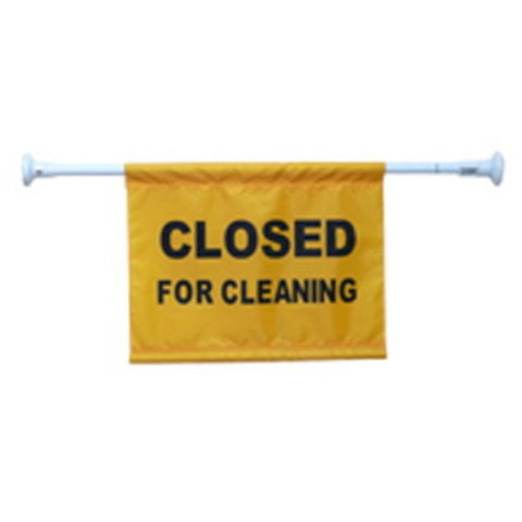 CLOSED FOR CLEANING DOOR-HANGING SIGN