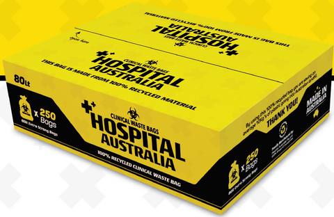 CLINICAL WASTE BAG LDPE 80L 780X950MM