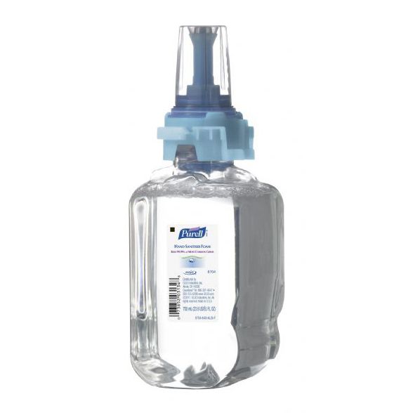 PURELL? INSTANT HAND FOAM SANITISER 700ML ADX  REFILL 8704-04-AUS00 (DG3)