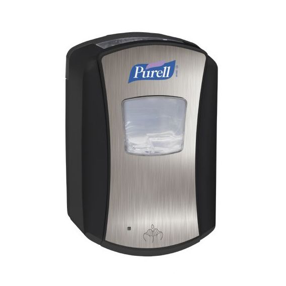 PURELL? LTX INSTANT HAND SANITISER TOUCH FREE DISPENSER 700ML- CHROME/BLACK 1328-04