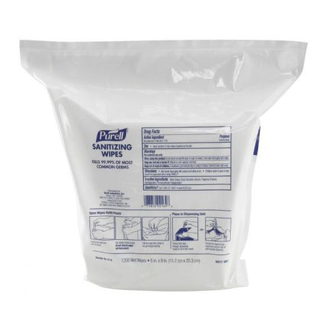 PURELL?  SANITISING WIPES LARGE 9118-02