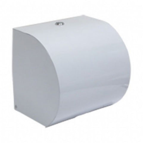 PAPER ROLL TOWEL UNIT- WHITE PLASTIC