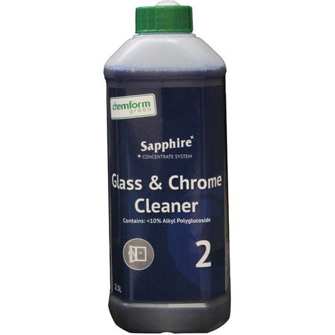 CHEMFORM SAPPHIRE GLASS & CHROME CLEANER #2 2.5L