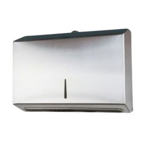 STAINLESS STEEL PAPER TOWEL DISPENSER - HALF SIZE