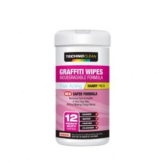 TECHNO-CLEAN WIPES- GRAFFITI REMOVER WIPES 40'S