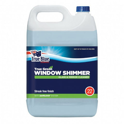 TRUE GREEN WINDOW SHIMMER- GLASS & MIRROR CLEANER 5L